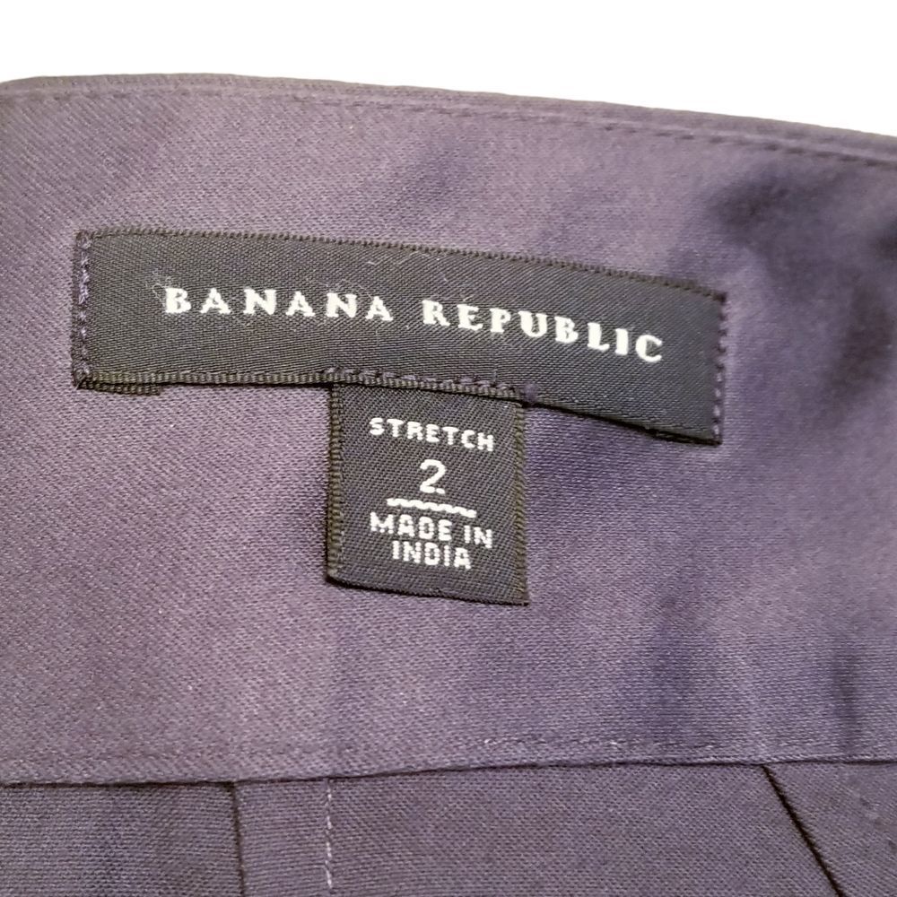 Banana Republic Pink Fitted Non Iron Sateen Shirt Size 2 10 0328 - Picture 8 of 10